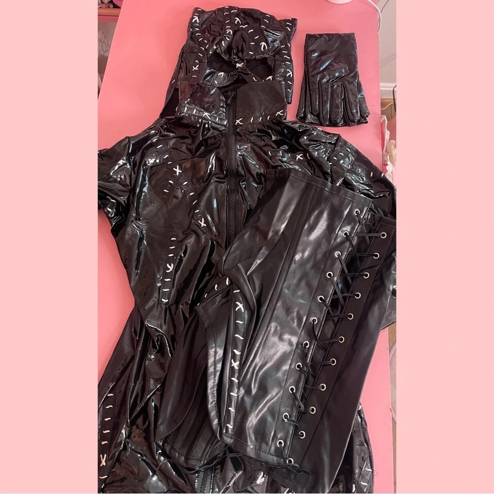 Cat Woman Black Halloween Deluxe cosplay anime custom - Picture 1 of 7